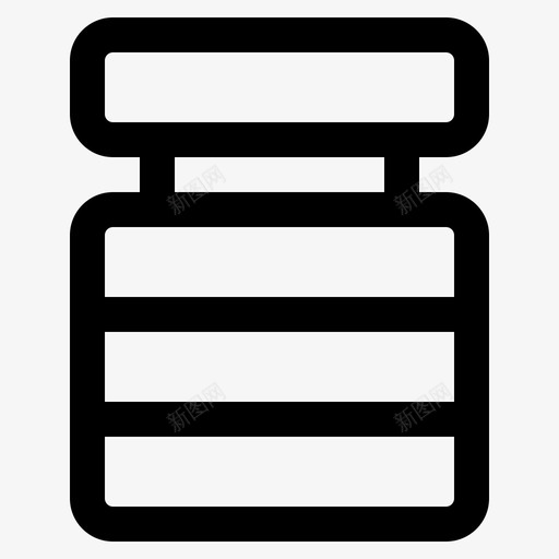 果酱面包店巧克力图标svg_新图网 https://ixintu.com 厨师 巧克力 果酱 系列 面包店 食品