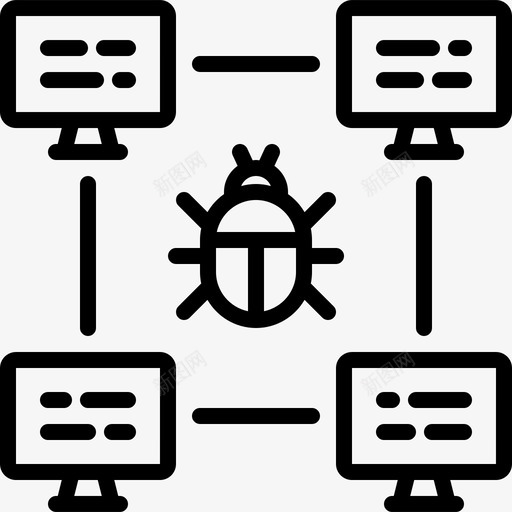 错误数据保护31线性图标svg_新图网 https://ixintu.com 保护 数据 线性 错误