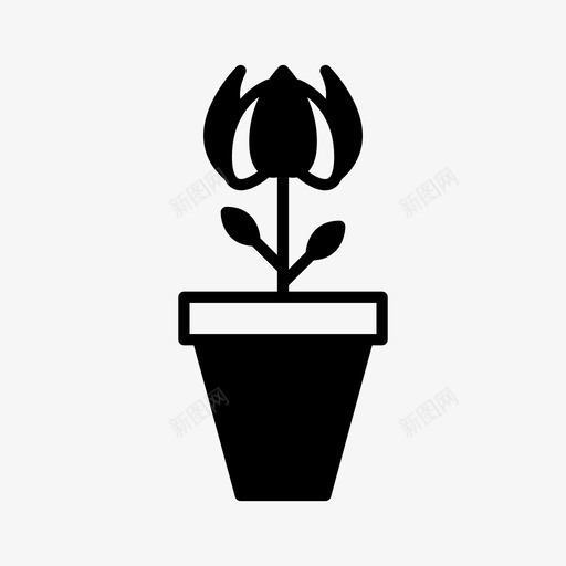 采购产品装饰花花瓶图标svg_新图网 https://ixintu.com 产品 家具 植物 盆栽 花瓶 装饰 采购