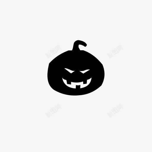 南瓜有趣的万圣节杰克o灯笼图标svg_新图网 https://ixintu.com 万圣节 南瓜 有趣 杰克 灯笼