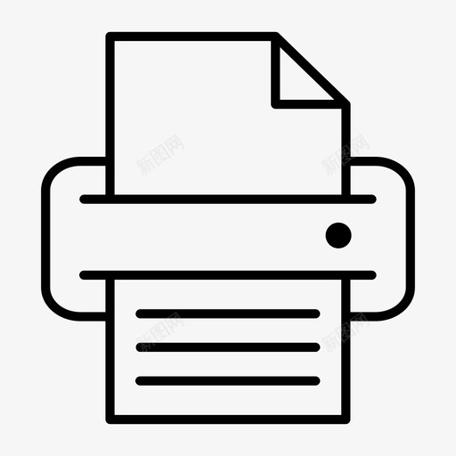 打印机标签打印机纸张图标svg_新图网 https://ixintu.com 打印机 打印机图标 打印机机器 杂项 标签打印机 纸张