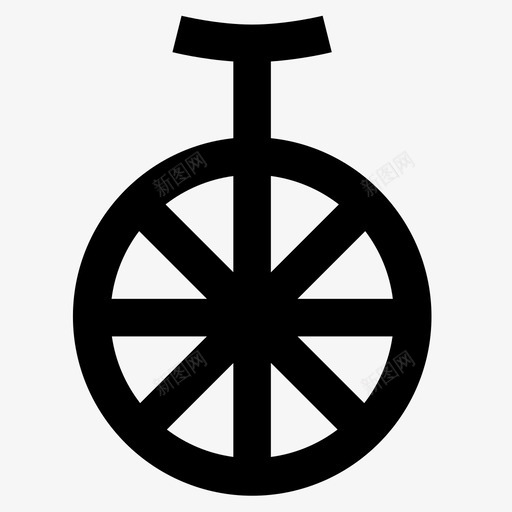 独轮车嘉年华40轮廓图标svg_新图网 https://ixintu.com 嘉年华 独轮车 轮廓