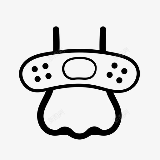 鼻子动画脸图标svg_新图网 https://ixintu.com 健康美容 动画 器官 时尚 石膏 脸 鼻子