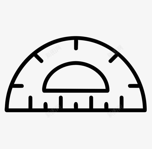 尺子铅笔秤图标svg_新图网 https://ixintu.com 学校 尺子 工具 铅笔