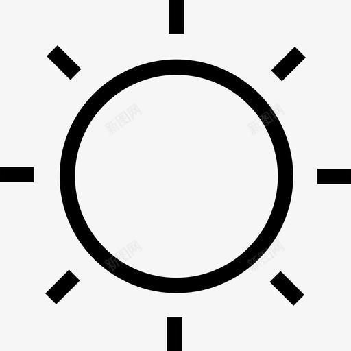 阳光光线屏幕图标svg_新图网 https://ixintu.com 光线 屏幕 阳光