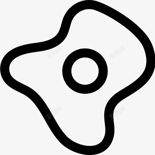 煎蛋烹调73直系图标svg_新图网 https://ixintu.com 烹调73 煎蛋 直系