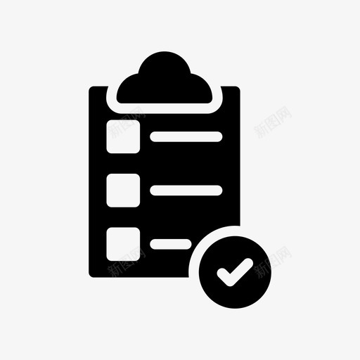 已验证项目已检查检查表图标svg_新图网 https://ixintu.com 剪贴板 图示 检查 检查表 项目 项目管理 验证