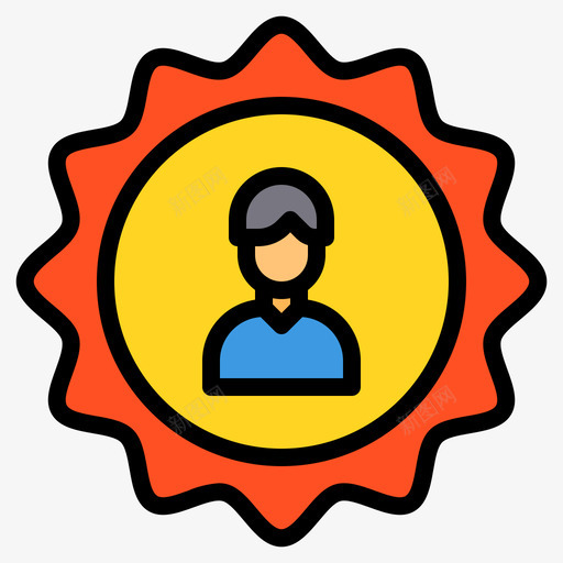 用户管理77线性颜色图标svg_新图网 https://ixintu.com 用户 管理 线性 颜色