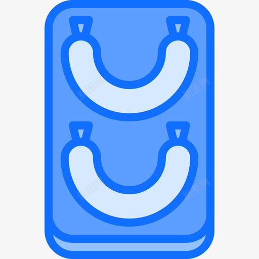 香肠屠夫20蓝色图标svg_新图网 https://ixintu.com 屠夫 蓝色 香肠