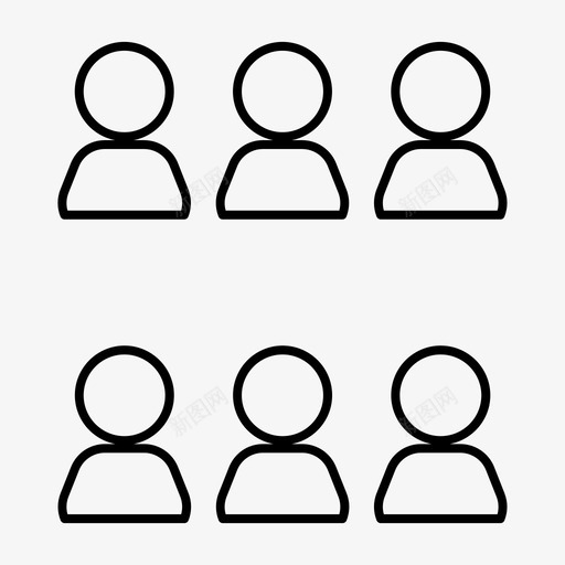 会议协会俱乐部图标svg_新图网 https://ixintu.com 会议 俱乐部 协会 社会 社区 组织