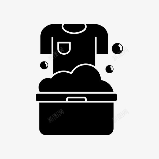 洗衣房衣服衣架图标svg_新图网 https://ixintu.com 洗衣房 衣服 衣架 衬衫