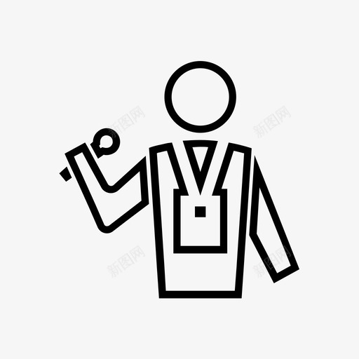 记者徽章媒体图标svg_新图网 https://ixintu.com 媒体 徽章 新闻 新闻媒体 记者 麦克风
