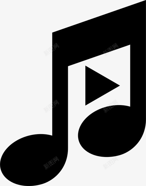 音调音乐音符图标svg_新图网 https://ixintu.com 播放 歌曲 音乐 音符 音调