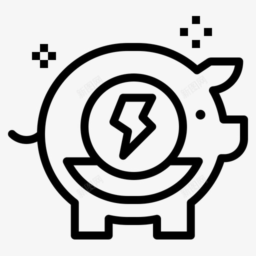 ups电源存储业务电气图标svg_新图网 https://ixintu.com ups 业务 存储 未来 概述 电气 电源