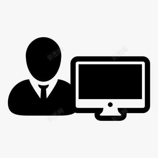 监视器管理员主管图标svg_新图网 https://ixintu.com 27个 主管 劳工 号的 带有 监视器 符号 管理员 计算机 雇主