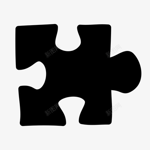 拼图块适合不完整图标svg_新图网 https://ixintu.com 不完 图块 完整 拼图 适合 零件