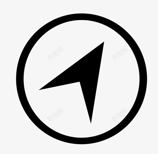 指南针svg_新图网 https://ixintu.com 指南针 方正 圆润 精美 简约