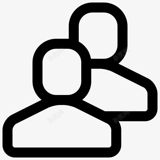人员联系人用户界面图标svg_新图网 https://ixintu.com l1 人员 用户界面 联系人