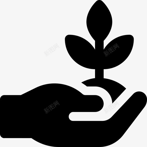 芽室内植物22填充图标svg_新图网 https://ixintu.com 填充 室内 植物