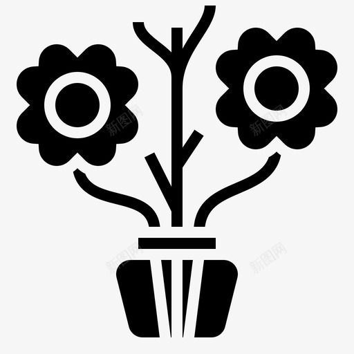 蒸发芳香扩散器图标svg_新图网 https://ixintu.com spaelementglyph 扩散 芦苇 花瓶 芳香 蒸发