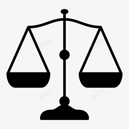 天平法官公正图标svg_新图网 https://ixintu.com 公正 天平 法官