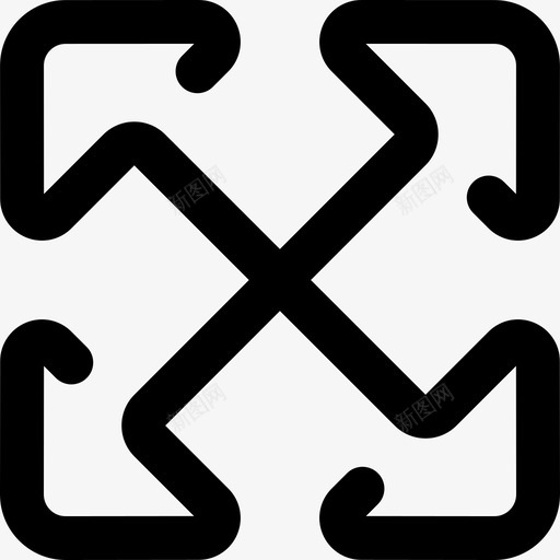 展开杂项63轮廓图标svg_新图网 https://ixintu.com 展开 杂项 轮廓