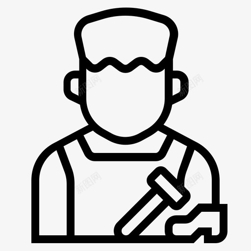 鞋匠工作和职业1概述图标svg_新图网 https://ixintu.com 工作 概述 职业 鞋匠