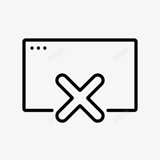 错误404找不到页面图标svg_新图网 https://ixintu.com 不到 不存在 网站 错误 页面
