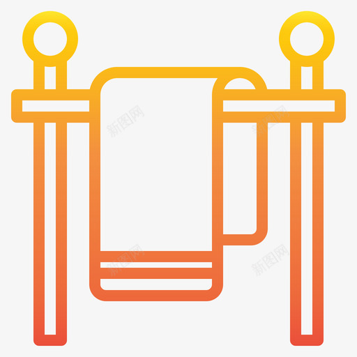 晾衣绳家用设备10坡度图标svg_新图网 https://ixintu.com 坡度 家用 晾衣 设备