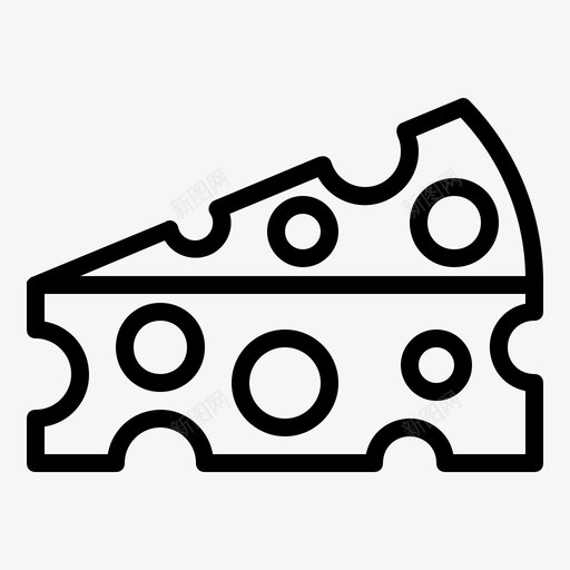 奶酪快餐意大利奶酪图标svg_新图网 https://ixintu.com 埃蒙塔 奶酪 快餐 意大利