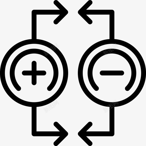磁铁吸引教育物理图标svg_新图网 https://ixintu.com 吸引 大纲 教育 物理 磁铁 科学