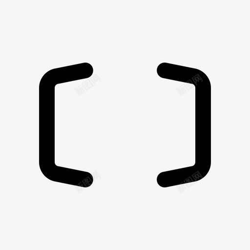 括号游戏界面图标svg_新图网 https://ixintu.com 括号 数学 游戏 界面