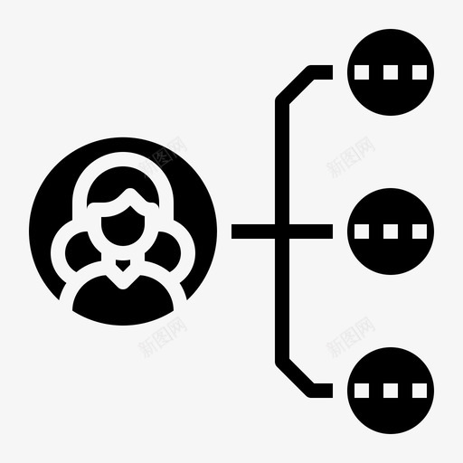 网络管理73填充图标svg_新图网 https://ixintu.com 填充 管理 网络