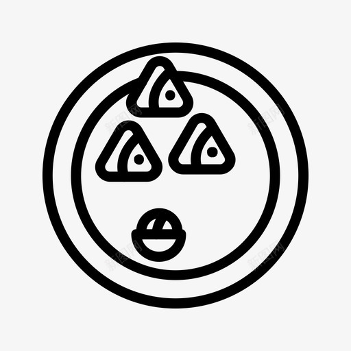 食物盘子印度菜图标svg_新图网 https://ixintu.com 印度 盘子 食物