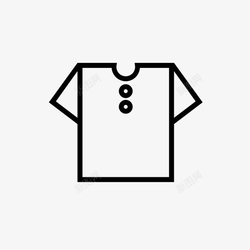 t恤精品店布料图标svg_新图网 https://ixintu.com 布料 时装 精品店 衣服