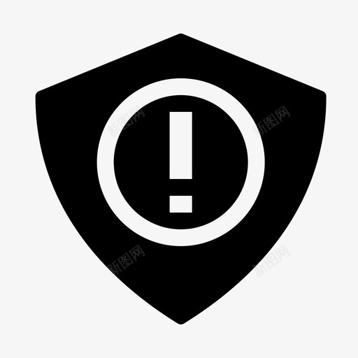 屏蔽错误通知问题图标svg_新图网 https://ixintu.com 屏蔽 标志 标志符 符号 警告 通知 错误 问题