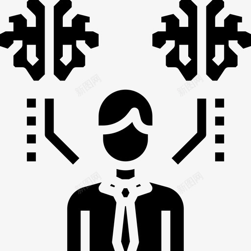 头脑风暴大脑概念2填充图标svg_新图网 https://ixintu.com 填充 大脑 头脑 概念 风暴