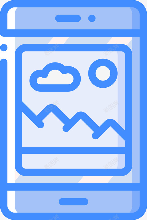 后空档年蓝色图标svg_新图网 https://ixintu.com 空档 蓝色
