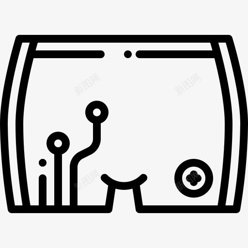 健康裤男士短裤图标svg_新图网 https://ixintu.com 健康裤 可穿 男士 短裤 科技