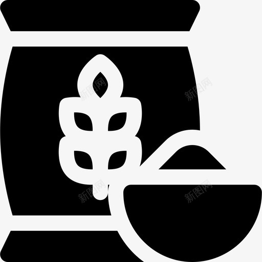 卡路里面包房112已填充图标svg_新图网 https://ixintu.com 卡路里 填充 面包房