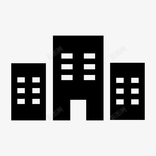 住宿家旅馆图标svg_新图网 https://ixintu.com 住宿 小屋 度假村 房子 旅馆