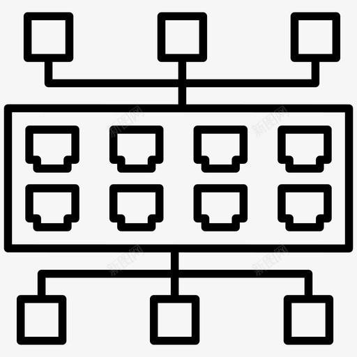 接口api集成应用程序编程接口图标svg_新图网 https://ixintu.com api 信和 图标 广告 应用程序 接口 络线 网络 通信