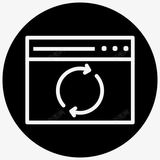 重新加载浏览器负载测试图标svg_新图网 https://ixintu.com 刷新 安全测试 安全测试blackfillcircle 浏览器 负载测试 重新加载