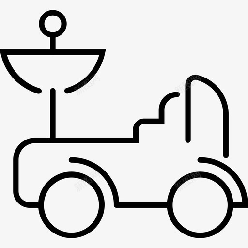 月球漫游车太空技术图标svg_新图网 https://ixintu.com 太空 太空技术 技术 月球漫游车