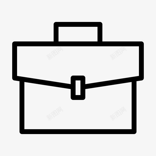 办公包公文包行李图标svg_新图网 https://ixintu.com 公文包 办公包 工作 智能接口线 行李
