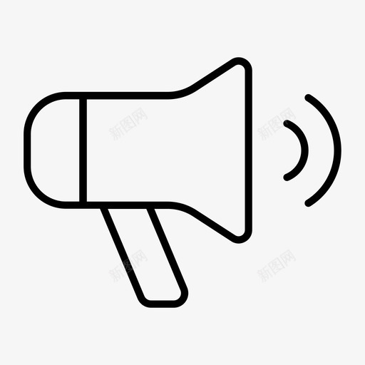扬声器噪音声音图标svg_新图网 https://ixintu.com 噪音 声音 大纲 扬声器 麦克风