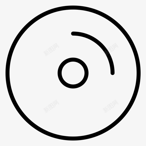cd封面磁盘图标svg_新图网 https://ixintu.com cd dvd 多媒体 封面 常规 磁盘 系列