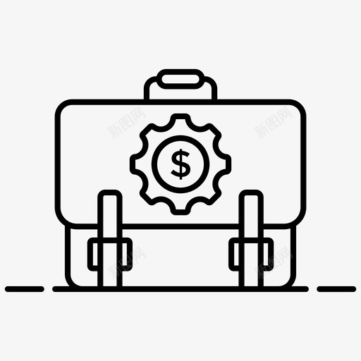 业务组合公文包商务包图标svg_新图网 https://ixintu.com 业务 业务组 公文包 办公 向量 商务 图标 组合 金融 银行