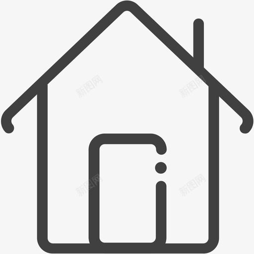 商家B端新icon_首页-未选中-121svg_新图网 https://ixintu.com 商家B端新icon_首页-未选中-121