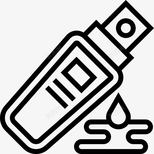 粉底美容化妆品10直线型图标svg_新图网 https://ixintu.com 化妆品 直线 粉底 线型 美容 美容化妆